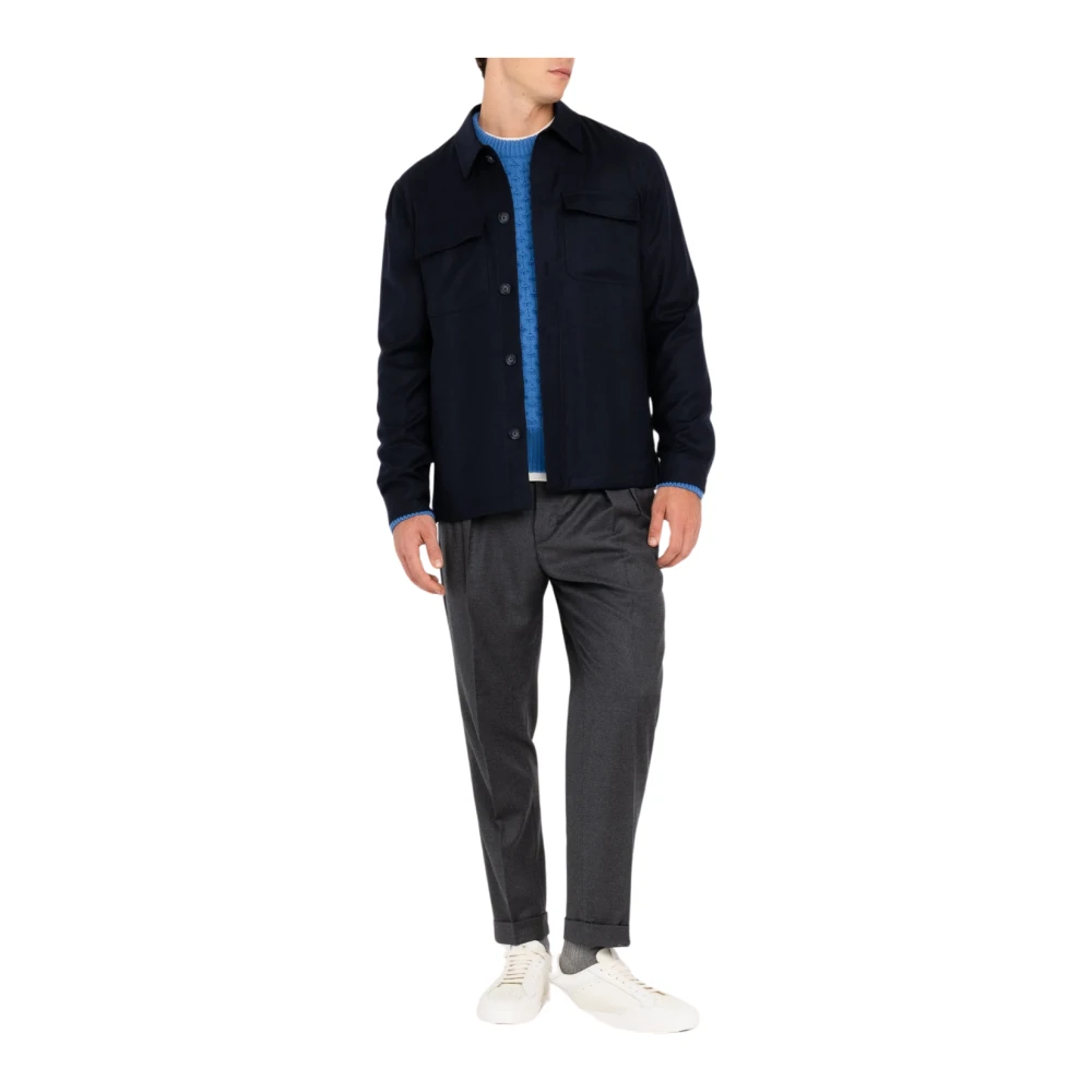 Manuel Ritz Lichtblauwe Jas Blue Heren