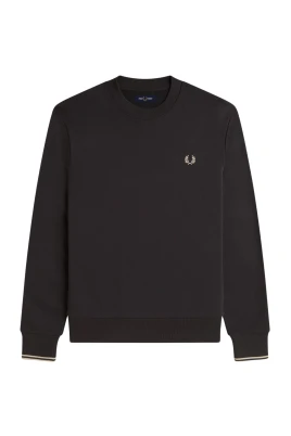 Ribbad Crew Neck Tröja