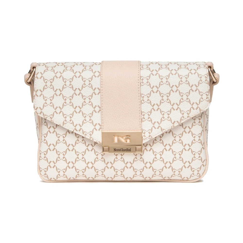 Nerogiardini Stijlvolle Cross Body Tas Beige Dames