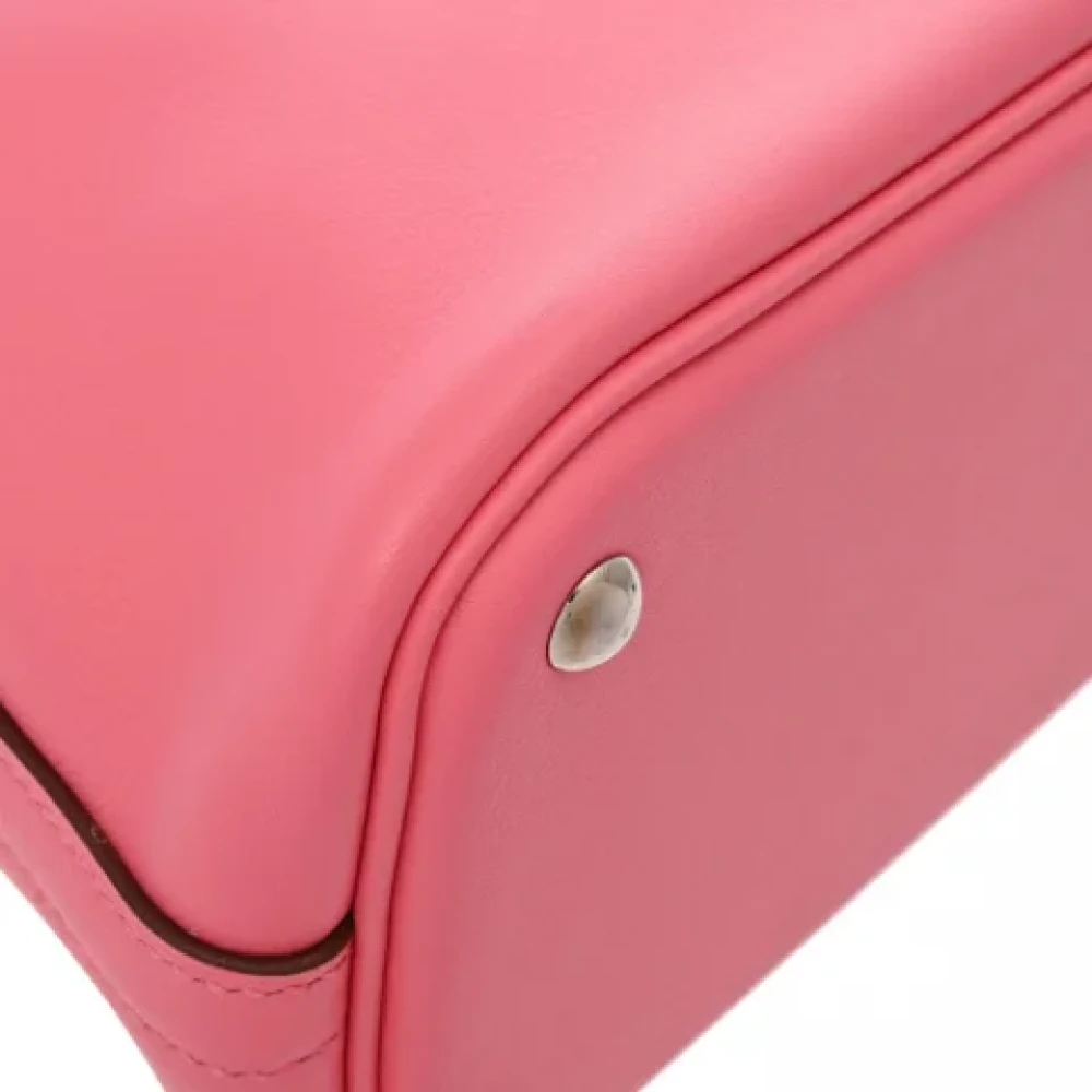 Hermès Vintage Pre-owned Leather handbags Pink Dames