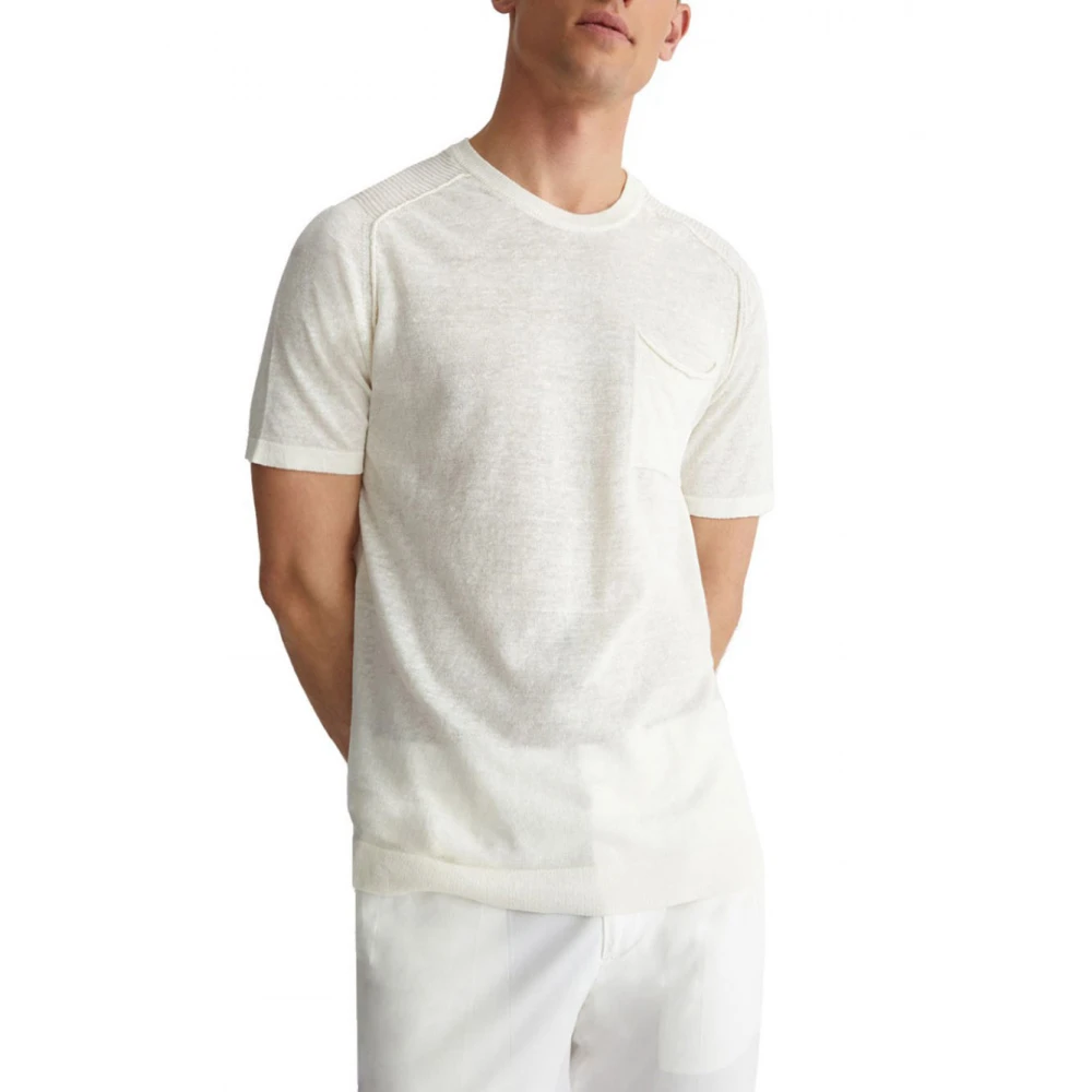 Liu Jo Witte Casual T-shirt White Heren