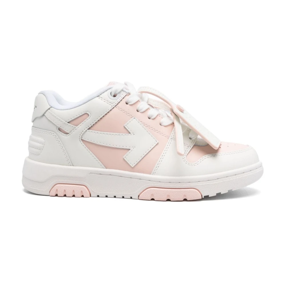 Off White Naturliga Colorblock Sneakers Beige, Dam