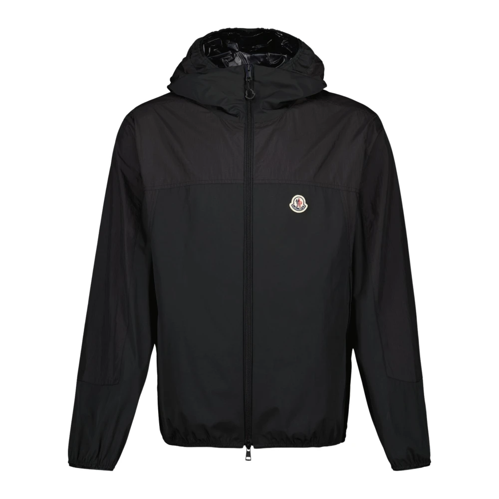Moncler Men's Black Windbreaker Jacket Kona
