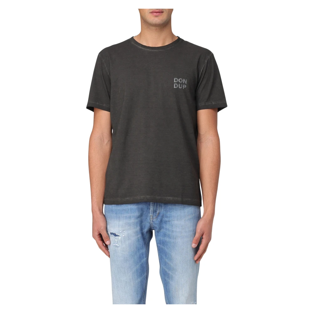 Dondup - Tops > T-Shirts - Black - Dondup - Modalova