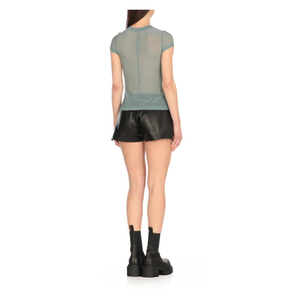 Rick Owens Lichtblauw T-shirt en Polo Blue Dames