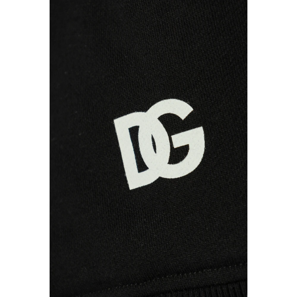 Dolce & Gabbana Gedrukte sweatshirt Black Heren