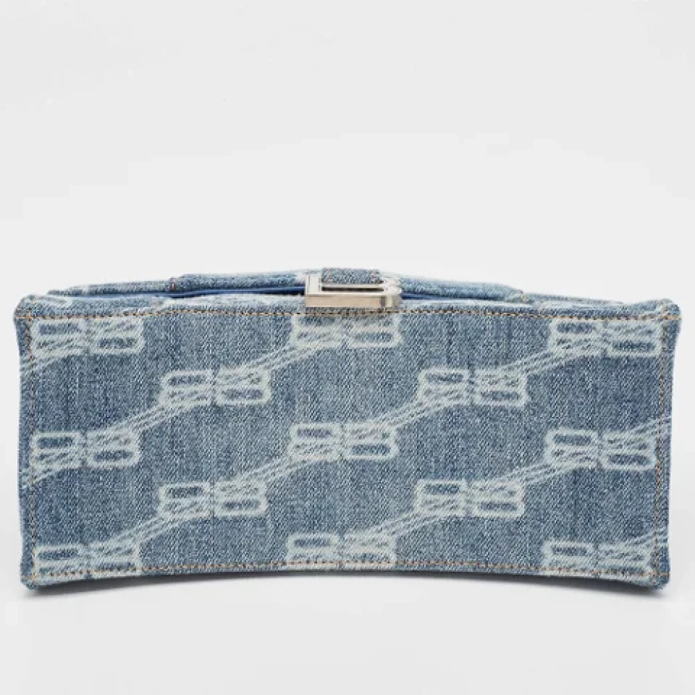 Balenciaga Vintage Pre-owned Denim handbags Blue Dames