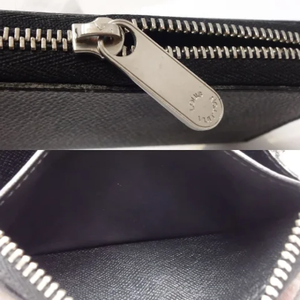 Louis Vuitton Vintage Pre-owned Canvas wallets Gray Dames