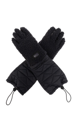 gloves-with-faux-fur