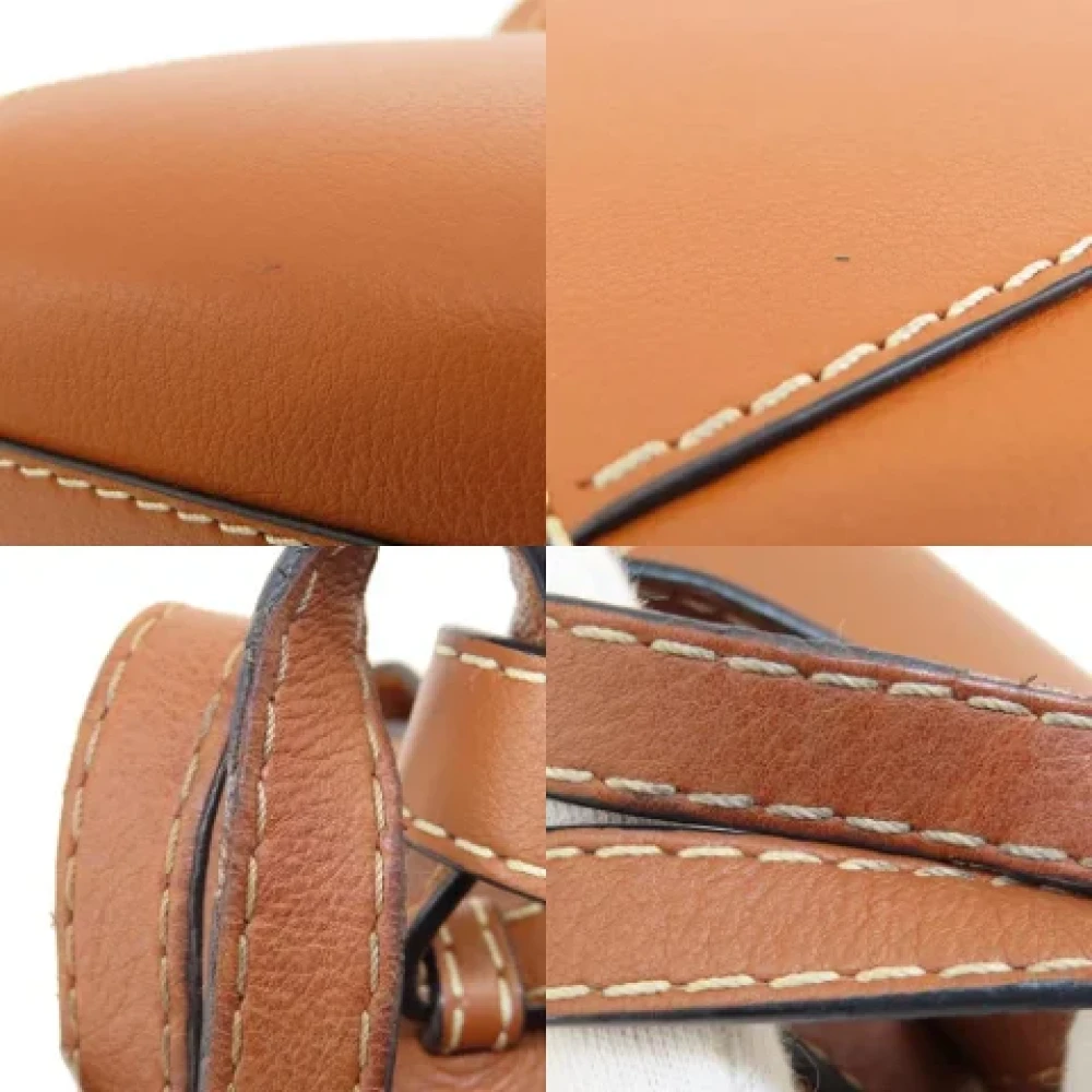 Loewe Pre-owned Canvas handbags Brown Dames