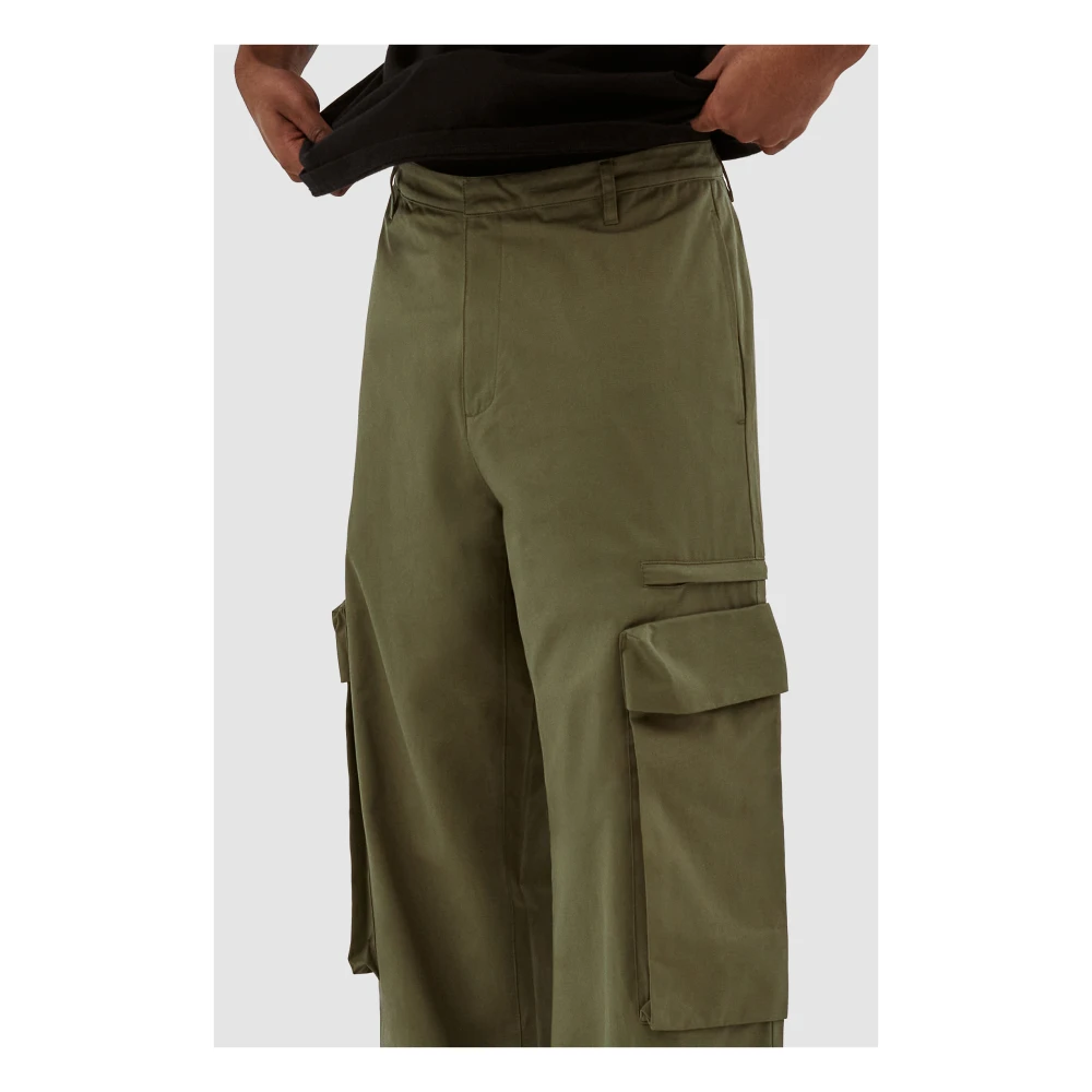 Arte Antwerp Wide Trousers Green Heren