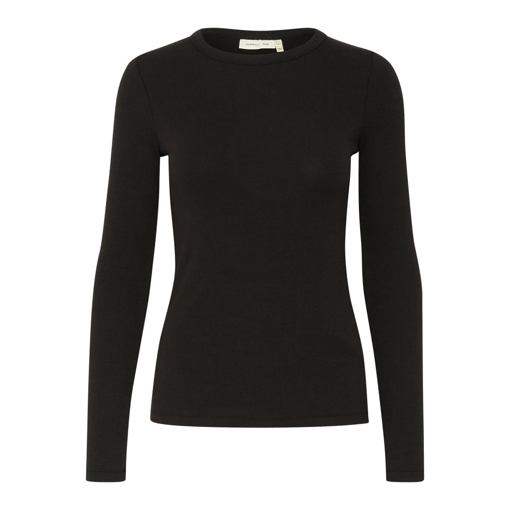 InWear Zwarte longsleeve top Black Dames