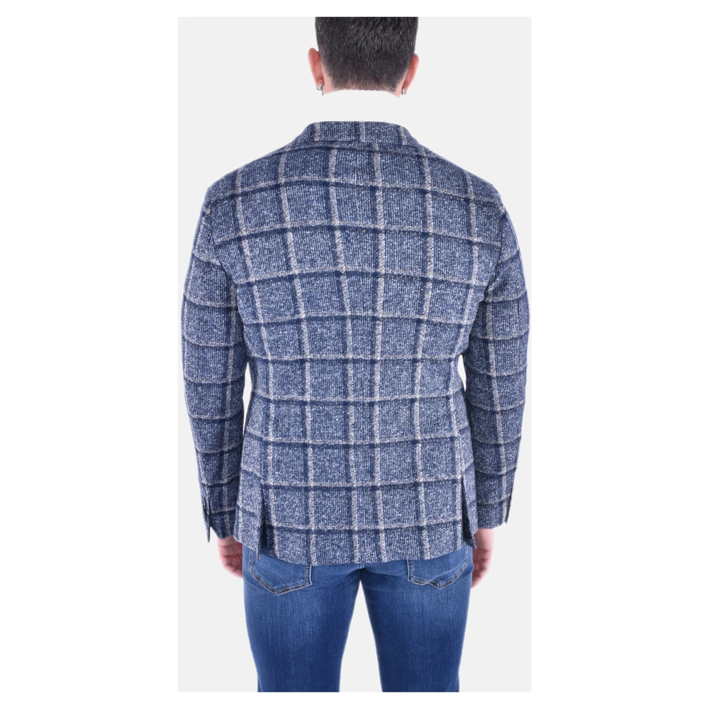 L.b.m. 1911 Getailleerd Jas in Jersey Blue Heren