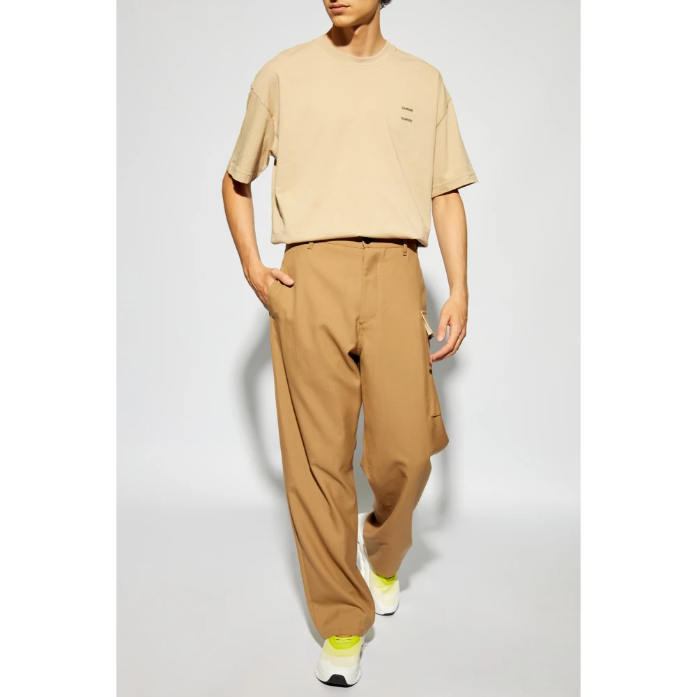 Samsøe T-shirt Joel Beige Heren