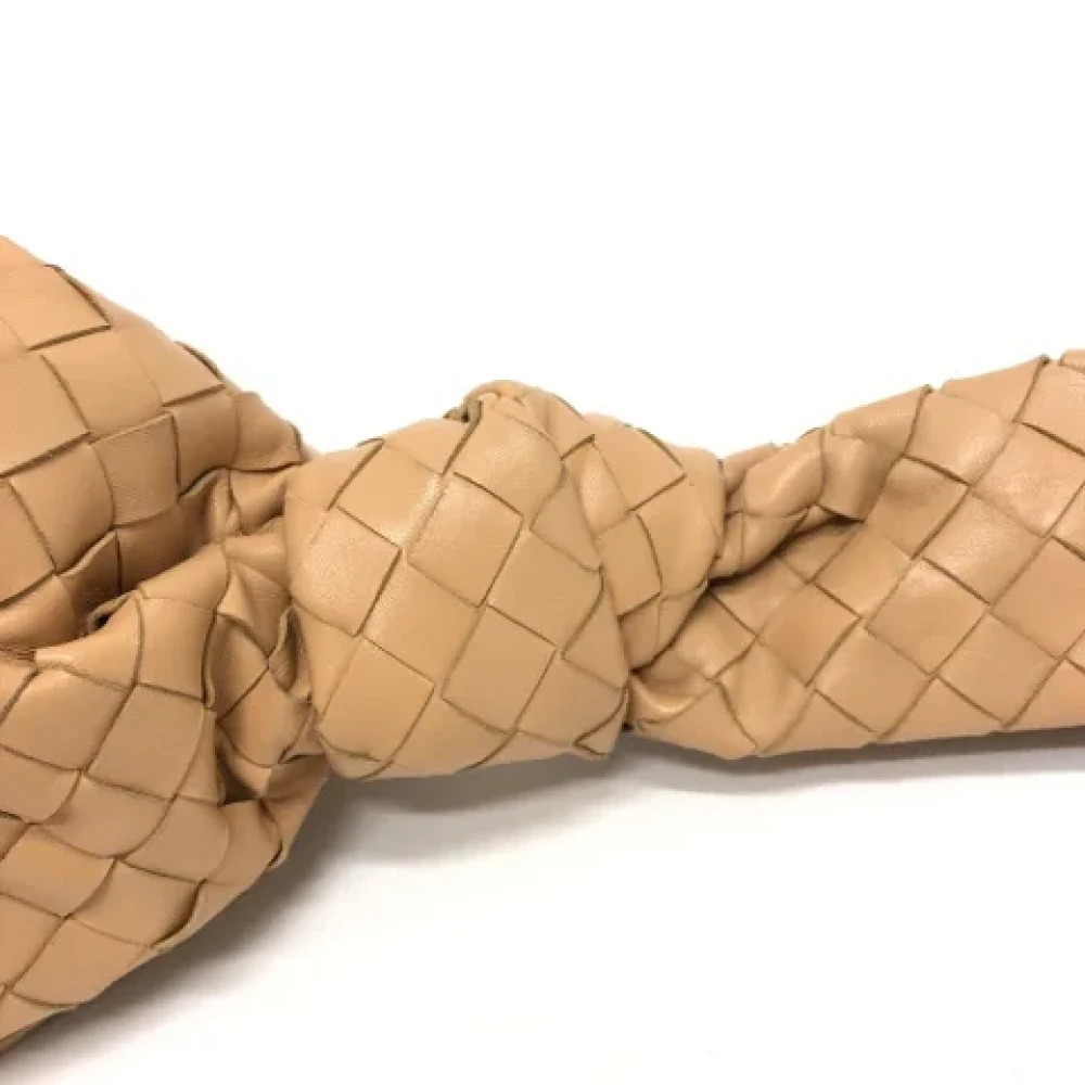 Bottega Veneta Vintage Pre-owned Leather handbags Beige Dames