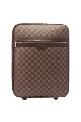 Pre-owned Pegase Coated Canvas Luggage