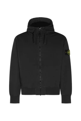 Garment Dye Zip Through Hoody