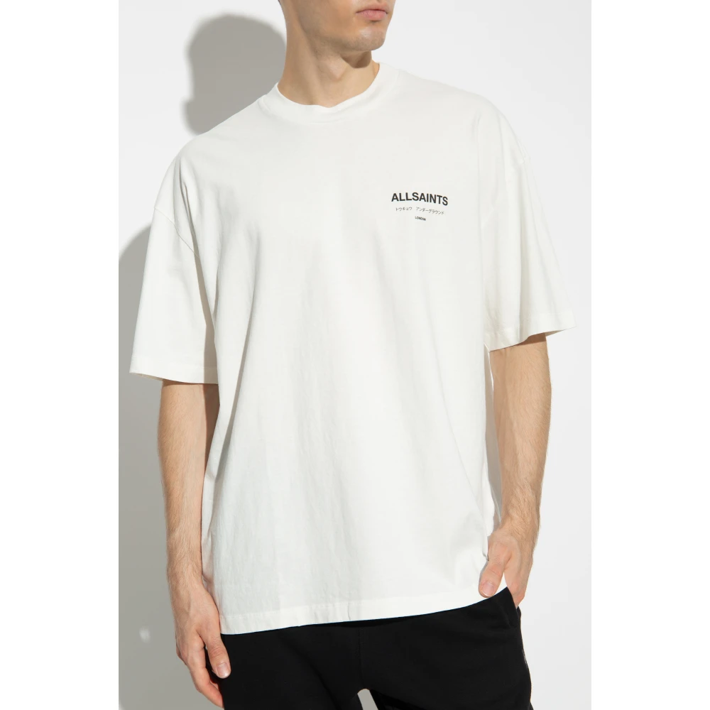 AllSaints Underground T-Shirt White Heren