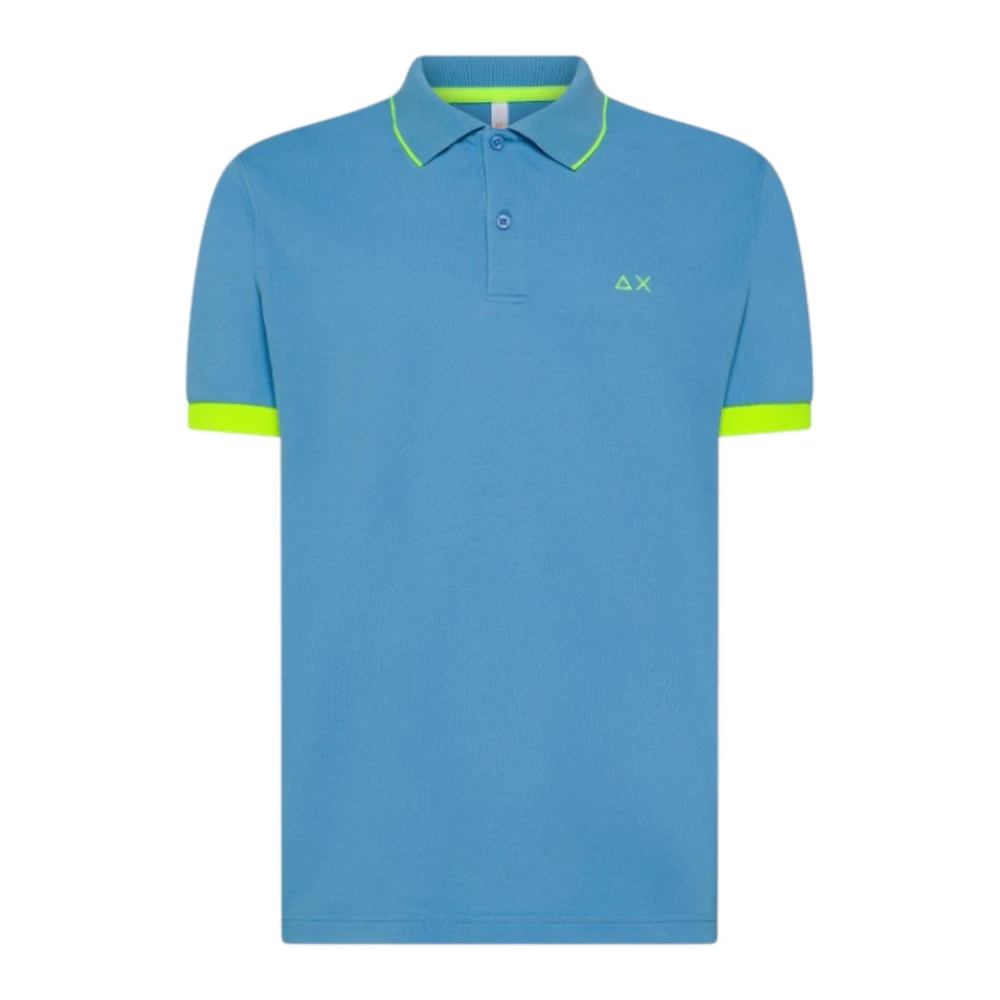 Sun68 - Tops > Polo Shirts - Blue - Sun68 - Modalova