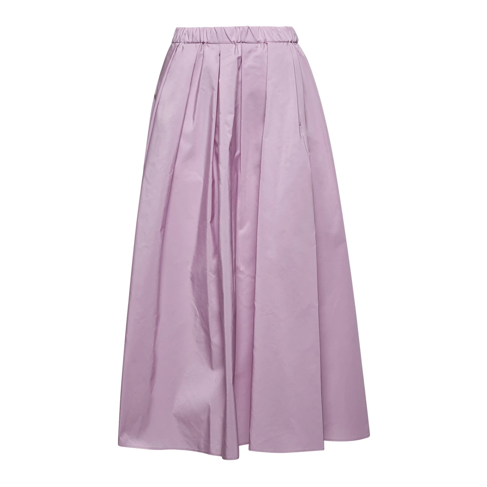 Max Mara Weekend Roze Asymmetrische Geribbelde Rok Pink Dames