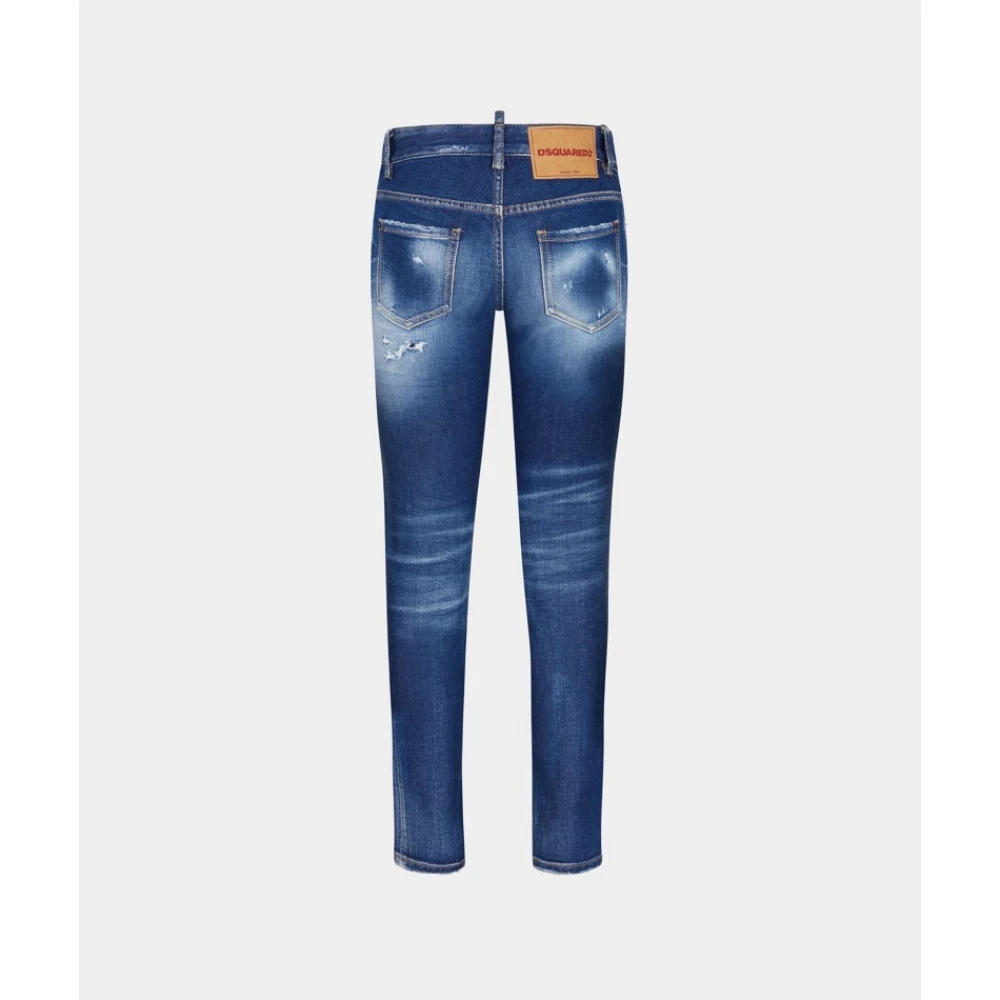 Dsquared2 Jennifer Medium Waist Jeans Blue Dames