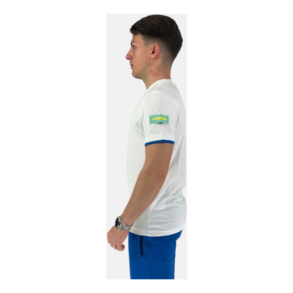 Invicta Korte Mouw T-shirt White Heren