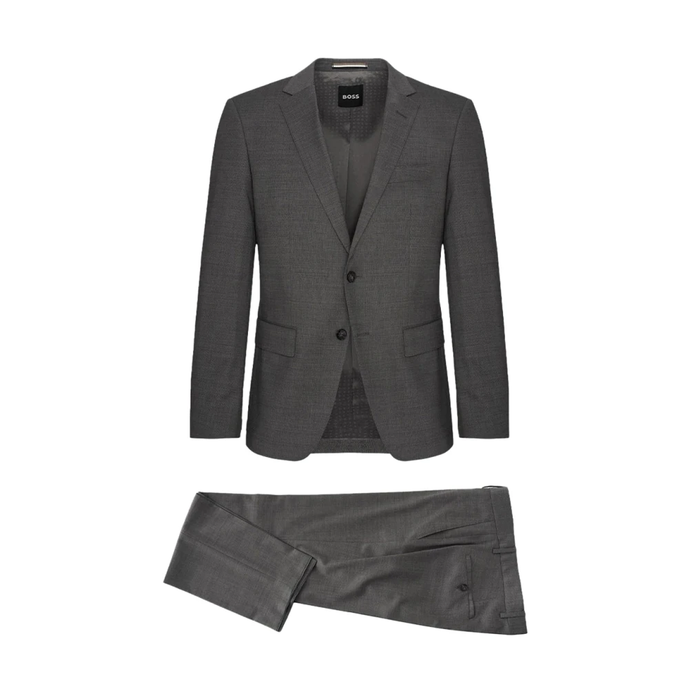 Hugo Boss Elegant Grijs Herenpak Gray Heren