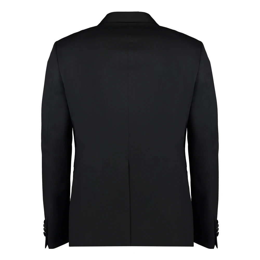 Tagliatore Wollen tweedelig pak Black Heren