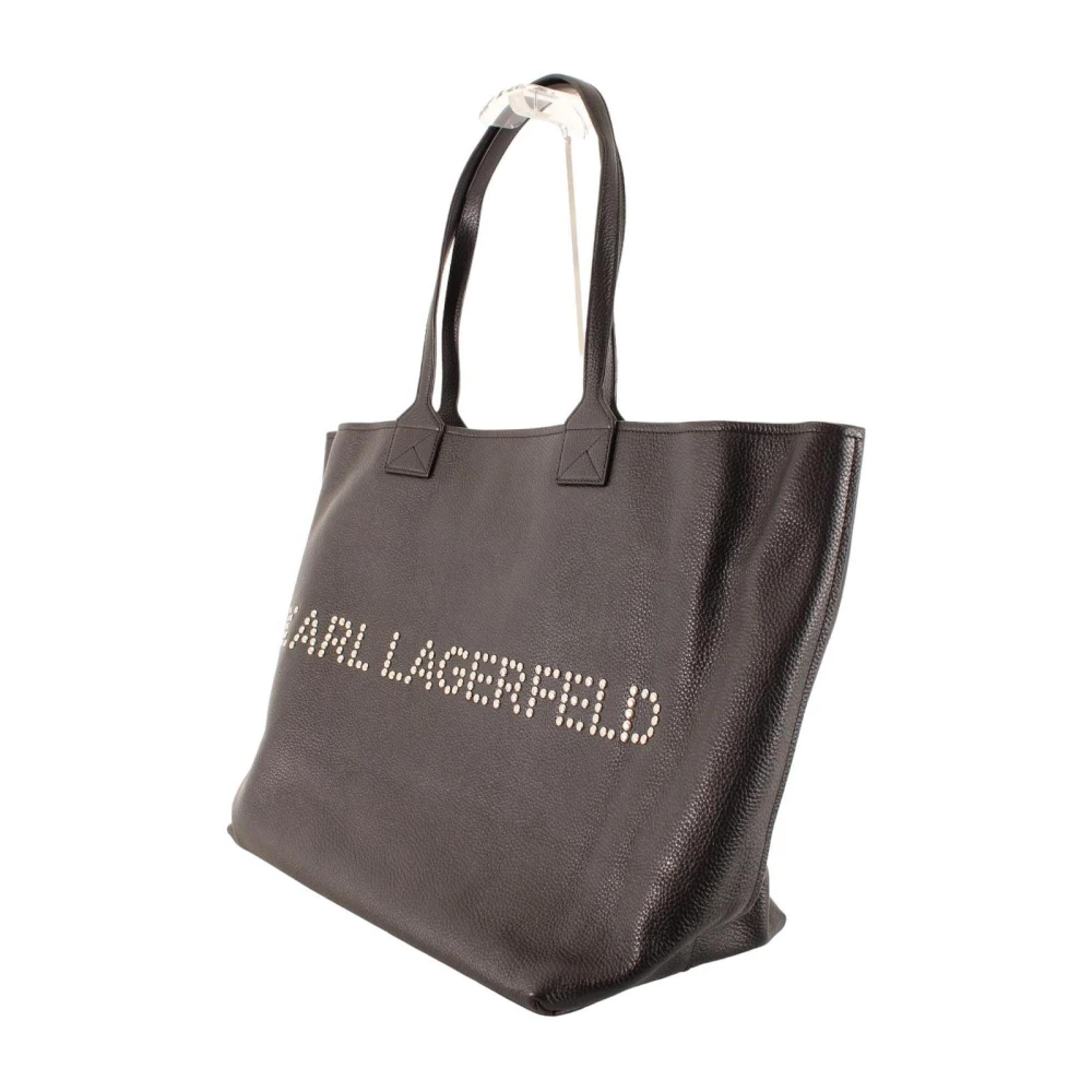 Karl Lagerfeld Stijlvolle Shopper Tas Brus Black Dames