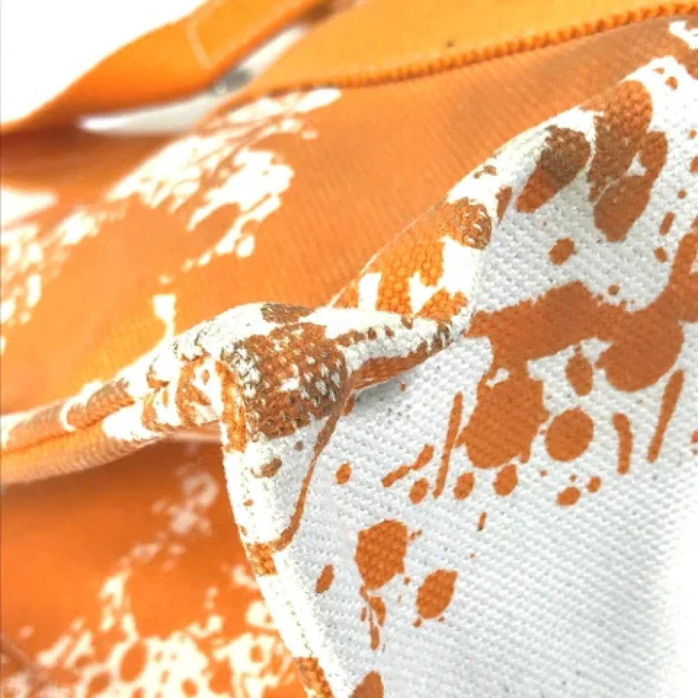 Hermès Vintage Pre-owned Fabric handbags Orange Dames