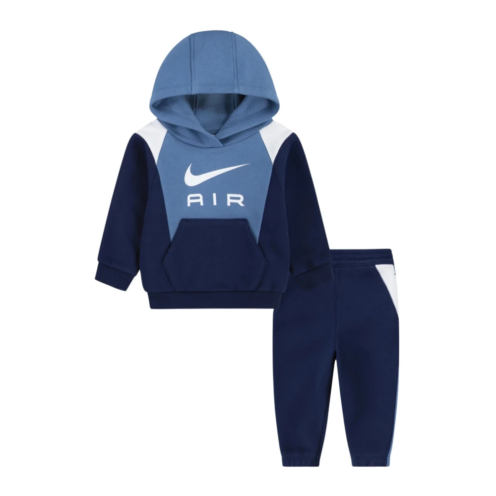 Nike Blå Barn Tracksuit Set Blue, Pojke