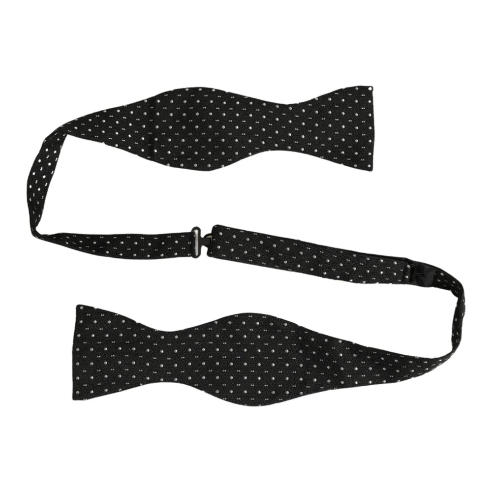 Dolce & Gabbana Self-Tie Bow Tie - Male - Bow Ties - Black - One Size - Accessories