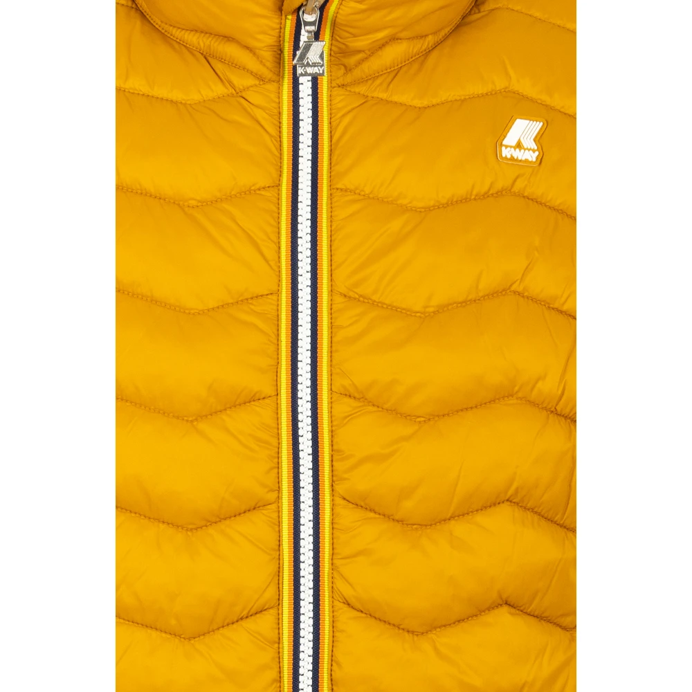 K-way Gele Eco Warme Winterjas Yellow Heren