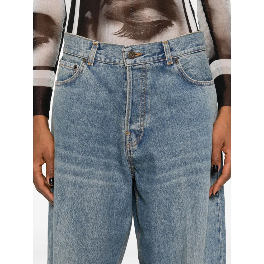 Haikure Boyfit Over Jeans Blue Dames