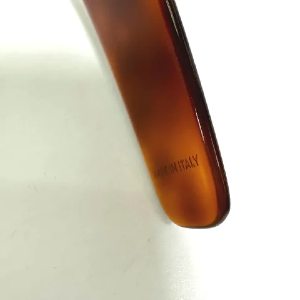 Celine Vintage Pre-owned Fabric hair-accessories Brown Dames