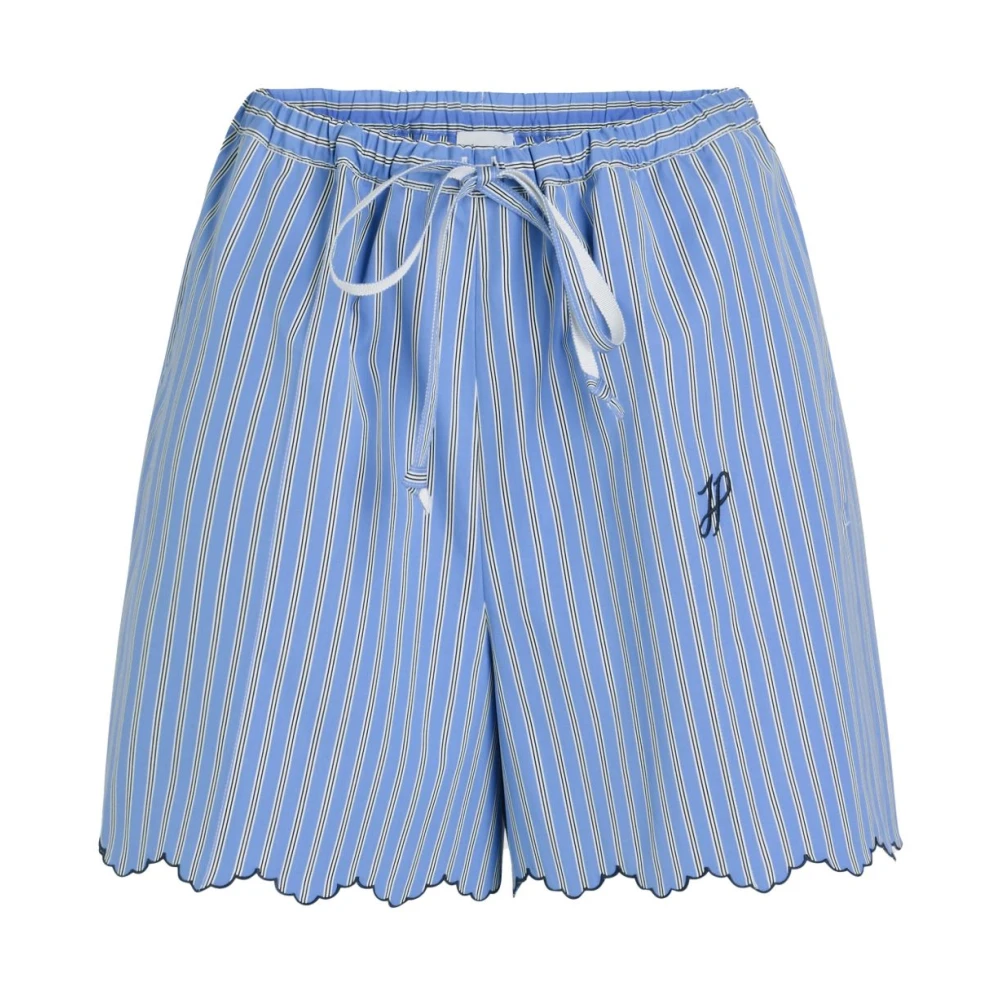 Patou Blauwe Denim Shorts Blue Dames