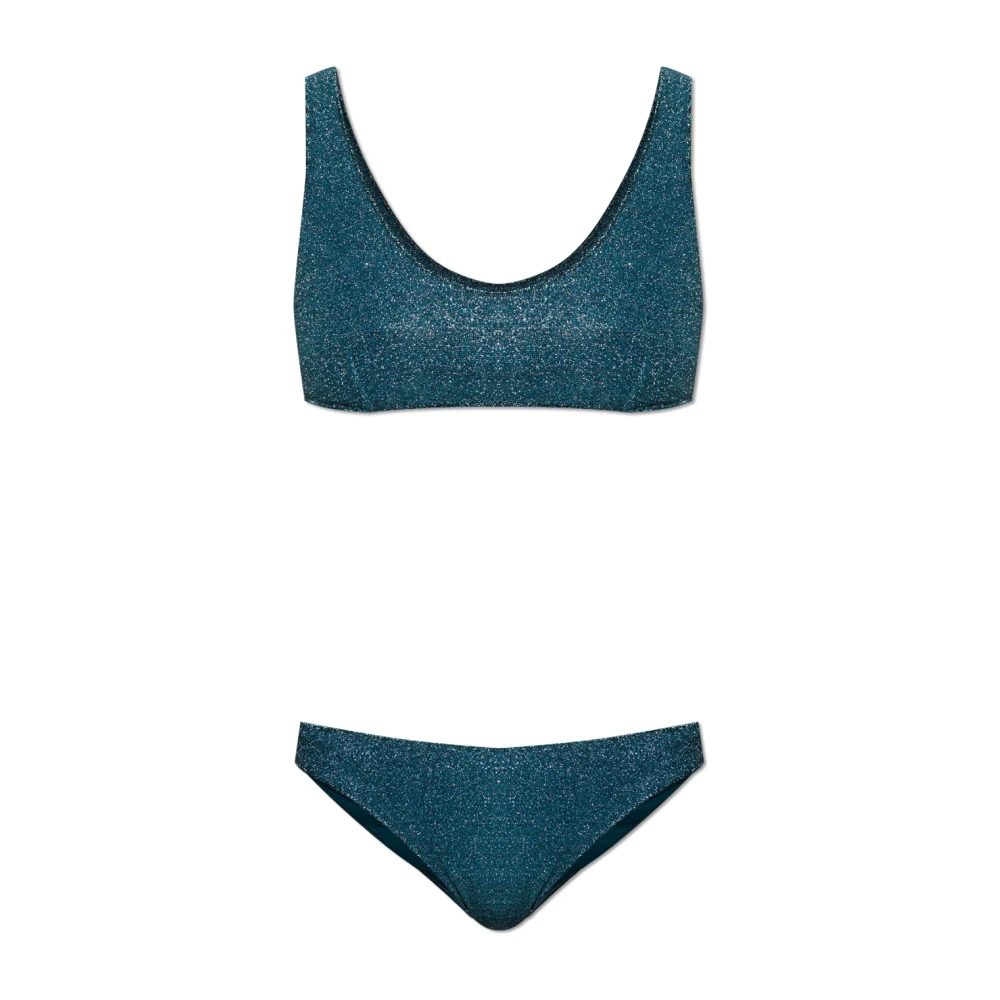 Oseree Vrouw Blauw Badmode Dames, S, Tweed, Tweedelig Badpak