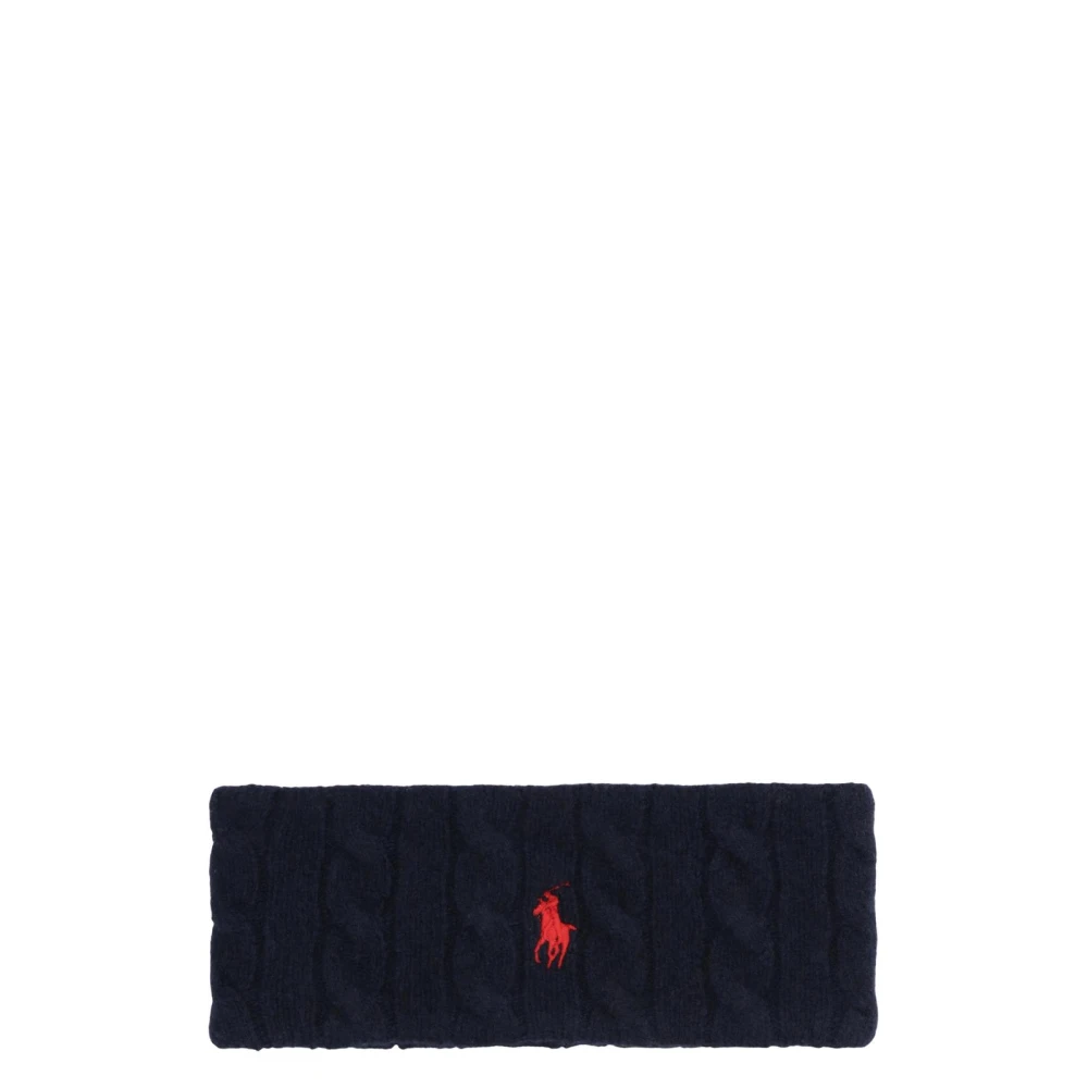 Polo Ralph Lauren Blå Cable Knit Pannband