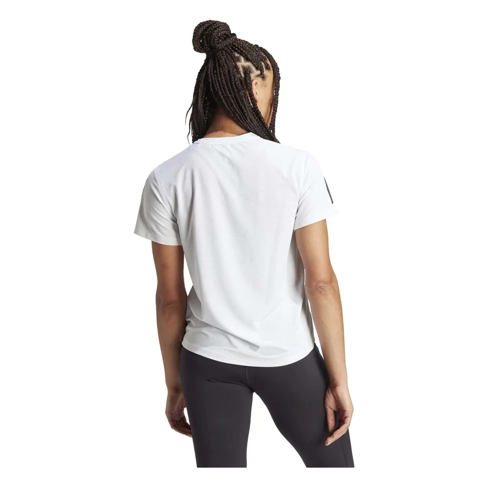 Adidas Own The Run Tee T-shirt White Dames