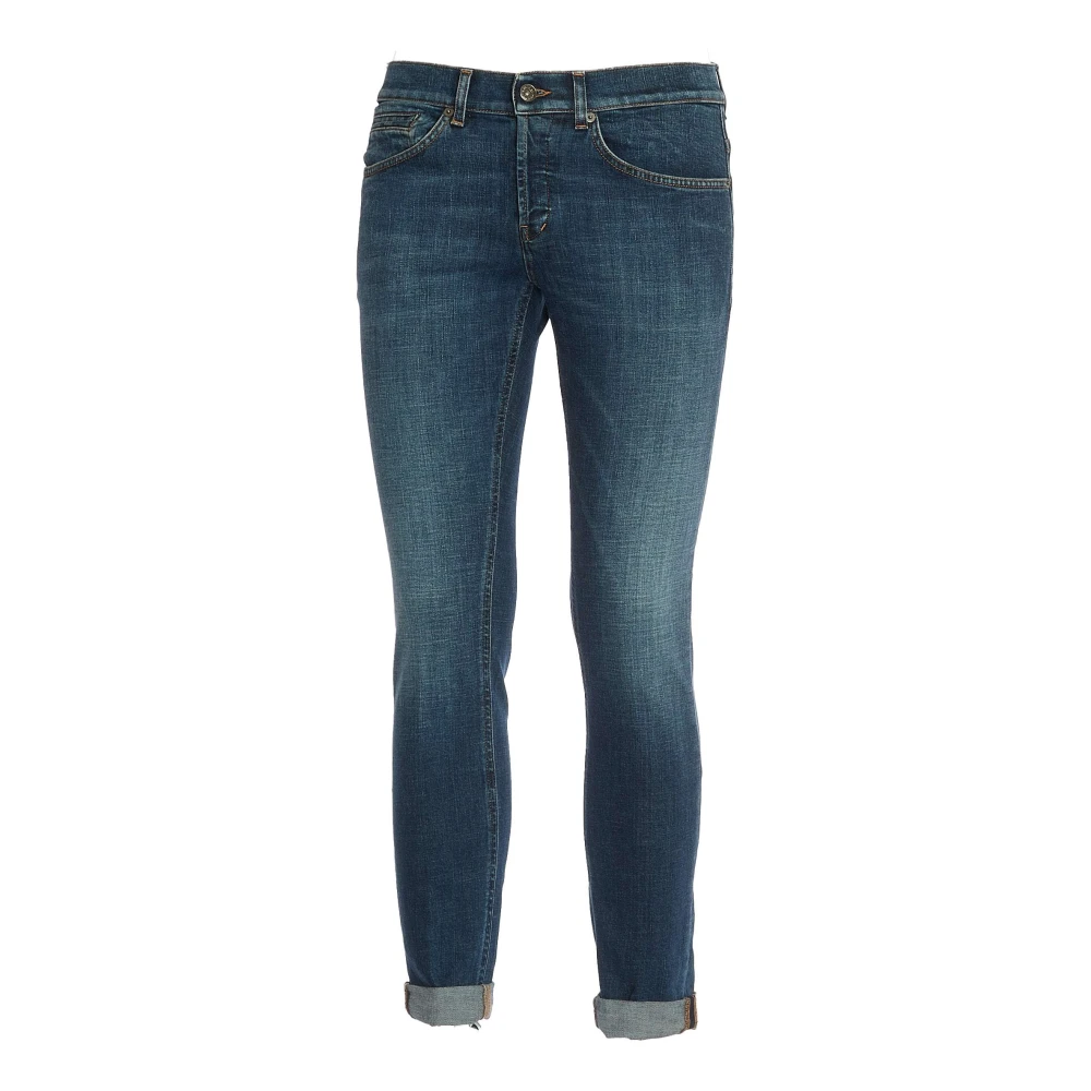 Dondup Blauwe Skinny Jeans Aw24 Blue Heren