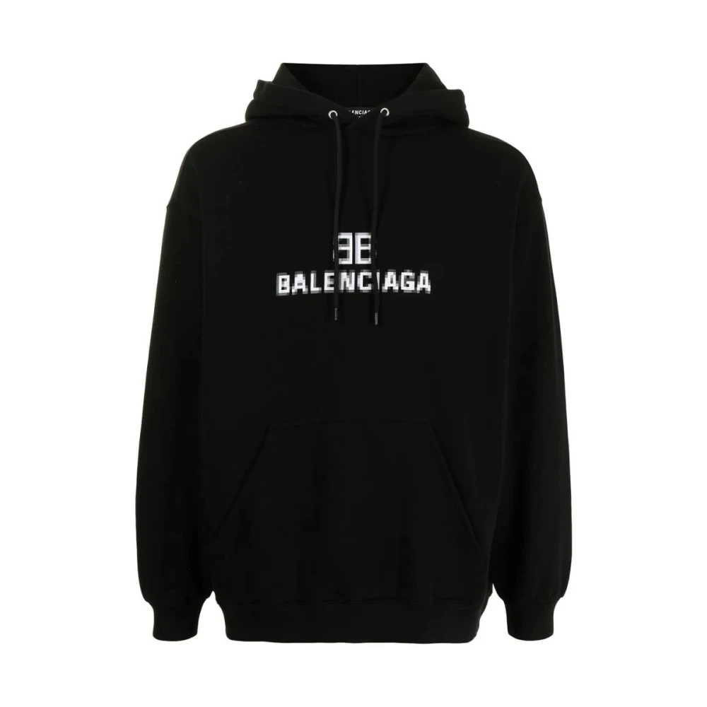 Balenciaga Pullover Hoodie Black, Herr