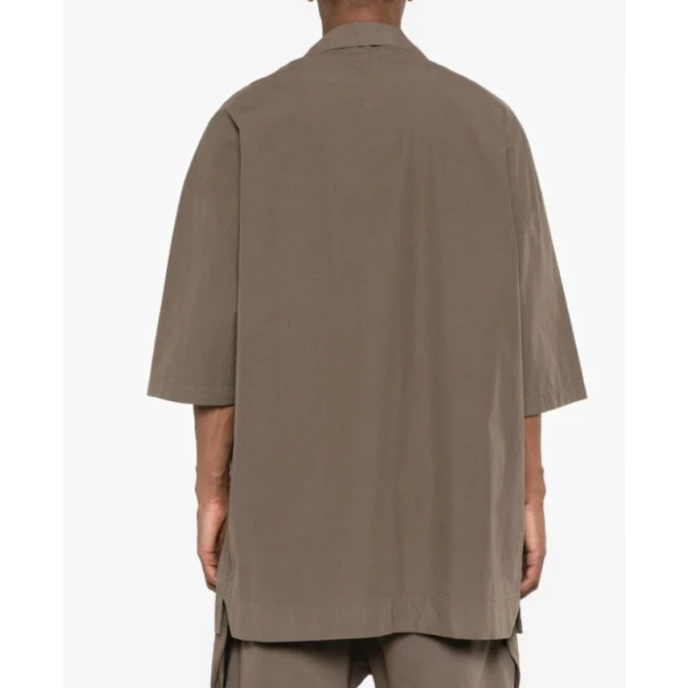 Rick Owens Magnum Tommy Shirt Brown Heren