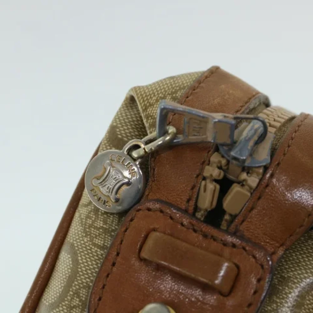 Dior Vintage Pre-owned Canvas clutches Beige Dames