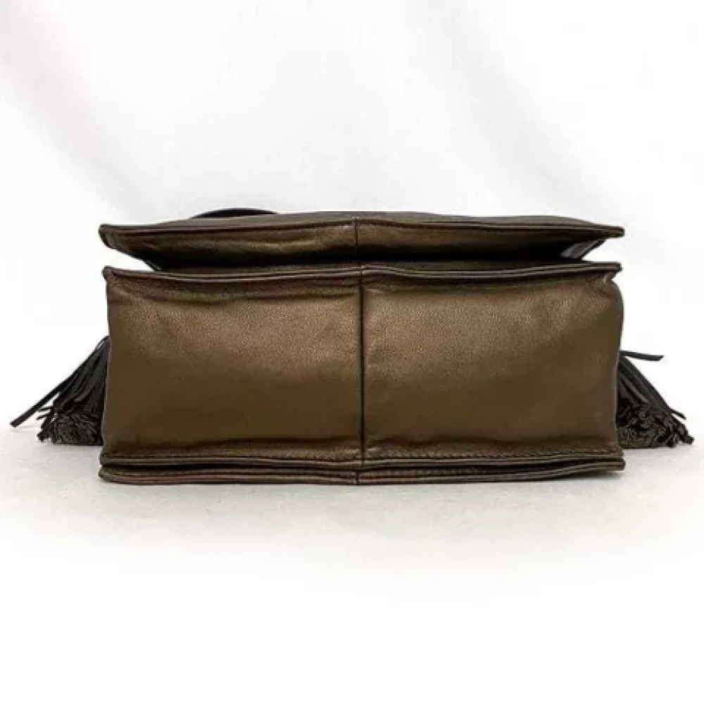 Loewe Pre-owned Leather shoulder-bags Brown Dames