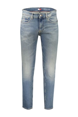Blå Bomull Slim Tapered Jeans