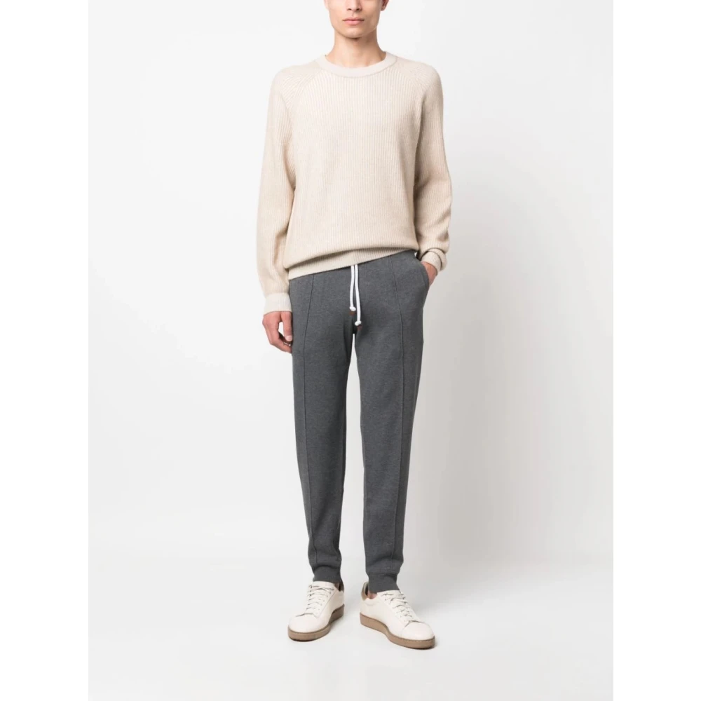 BRUNELLO CUCINELLI Lange Broek Gray Heren