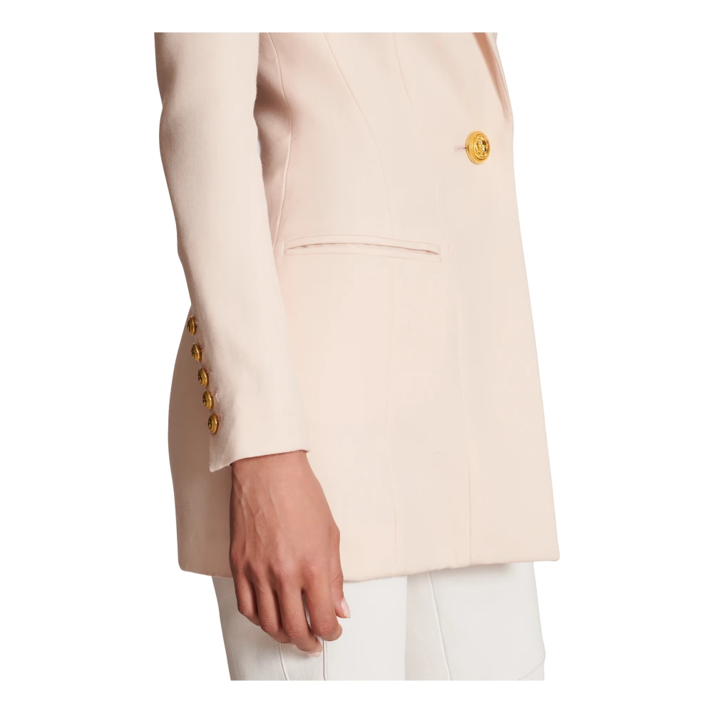 Balmain Korte korrel de poederjurk Pink Dames