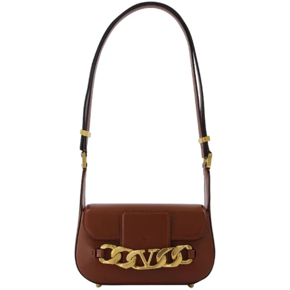 Valentino Leather handbags Brown Dames
