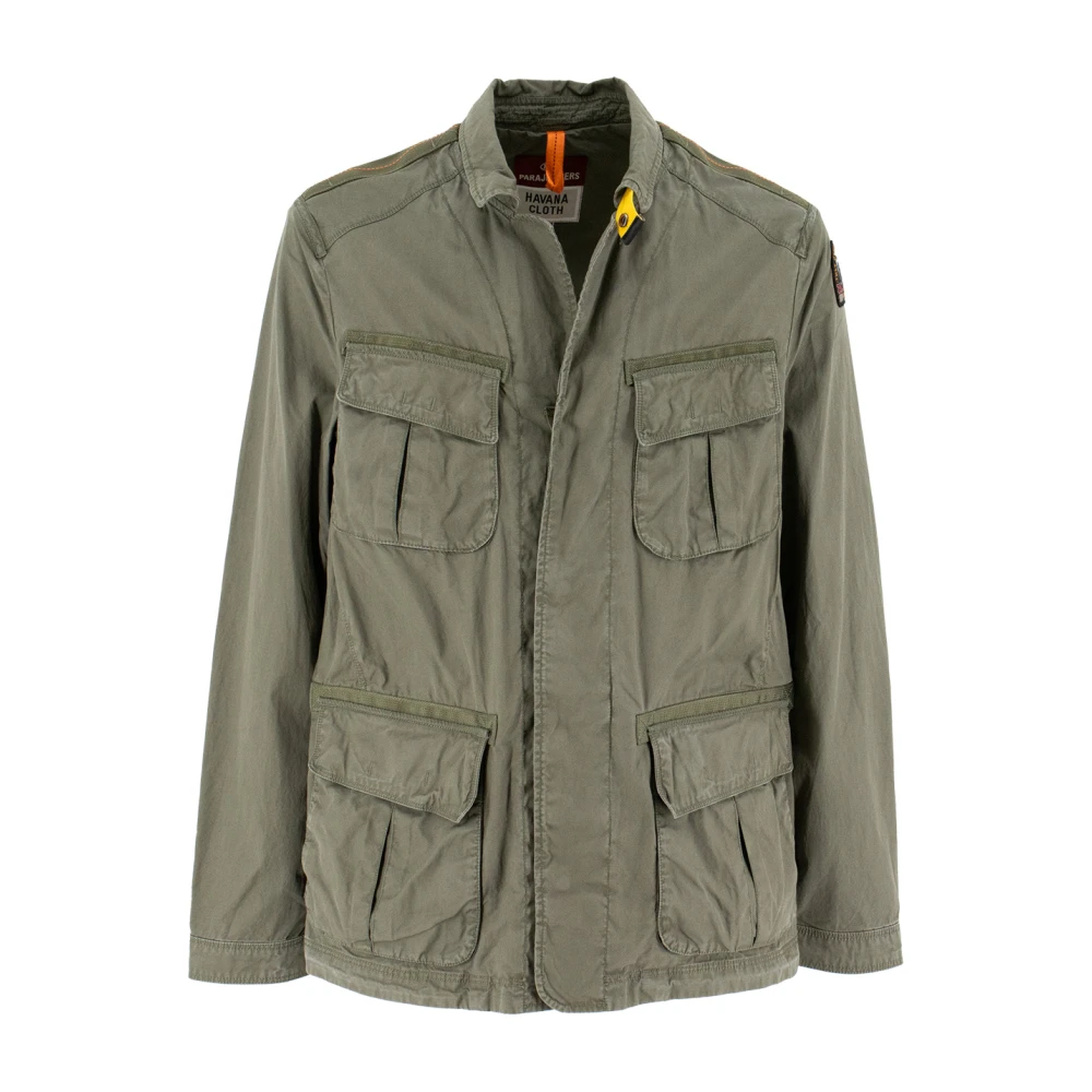 Parajumpers Katoenen Poplin Ongevoerde Jas Gray Heren