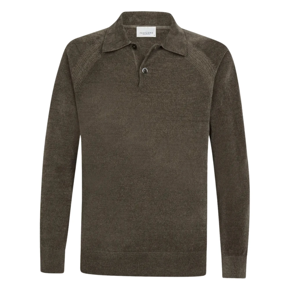 Profuomo , Herren, Strickwaren, Braun, Xl
